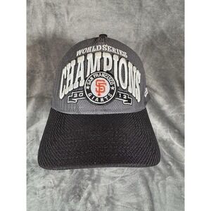 San Francisco Giants Hat Cap Fitted M Gray MLB Baseball World Series New Era